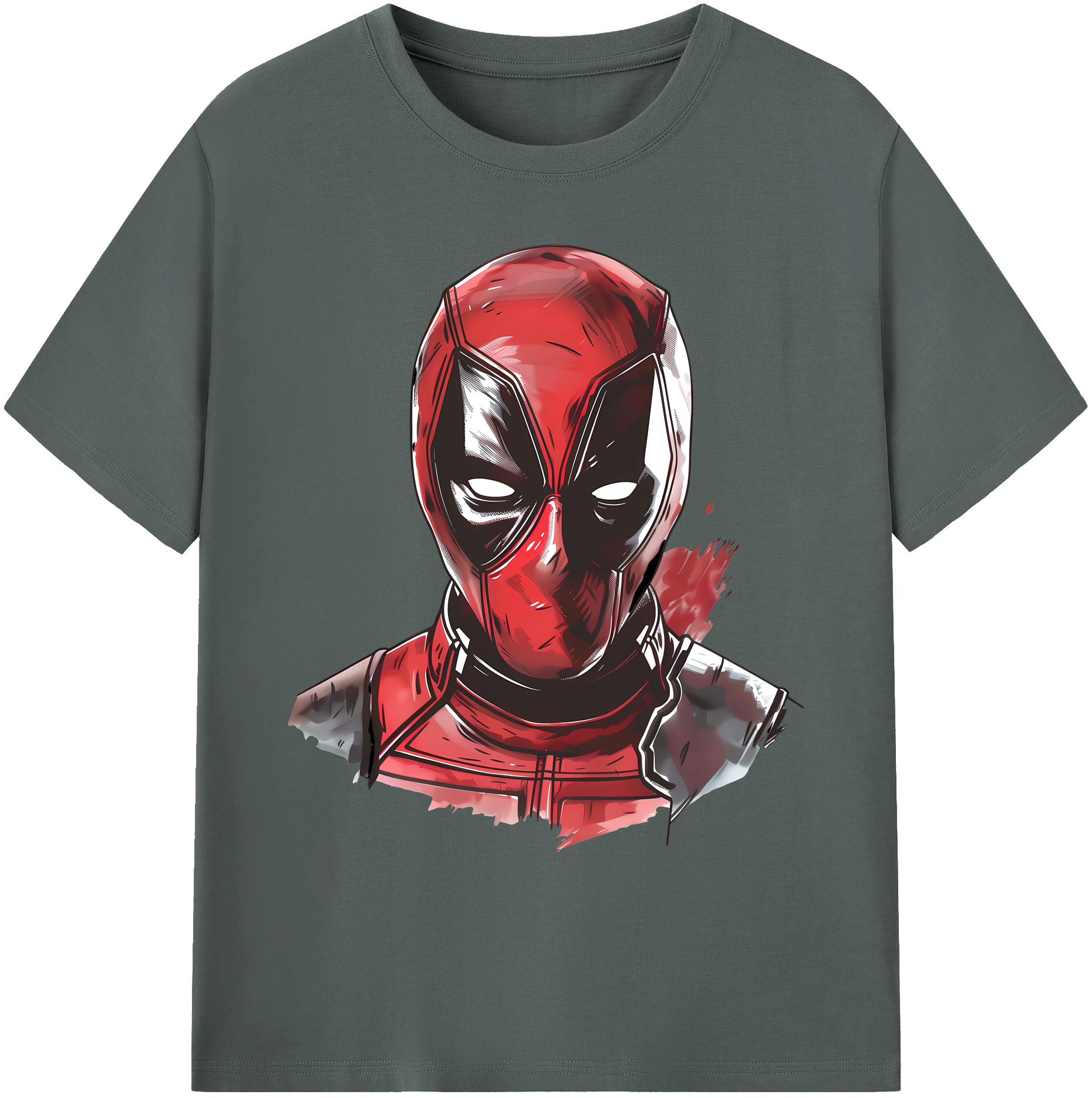 （画像用） Deadpool デッドプール 綿100％ メンズ半袖Tシャツ｜肌触りやわらか＆通気性